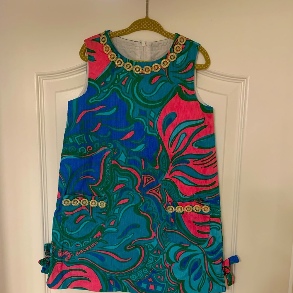 Lilly Pulitzer EUC girls shift dress size 5
